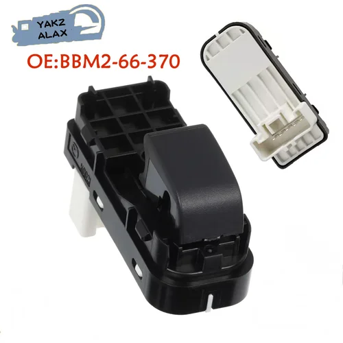 Botón regulador del interruptor de Control de ventanilla eléctrica del pasajero delantero derecho del coche para Mazda 3 2010 2011 2012 BBM2-66-370 piezas de automóvil