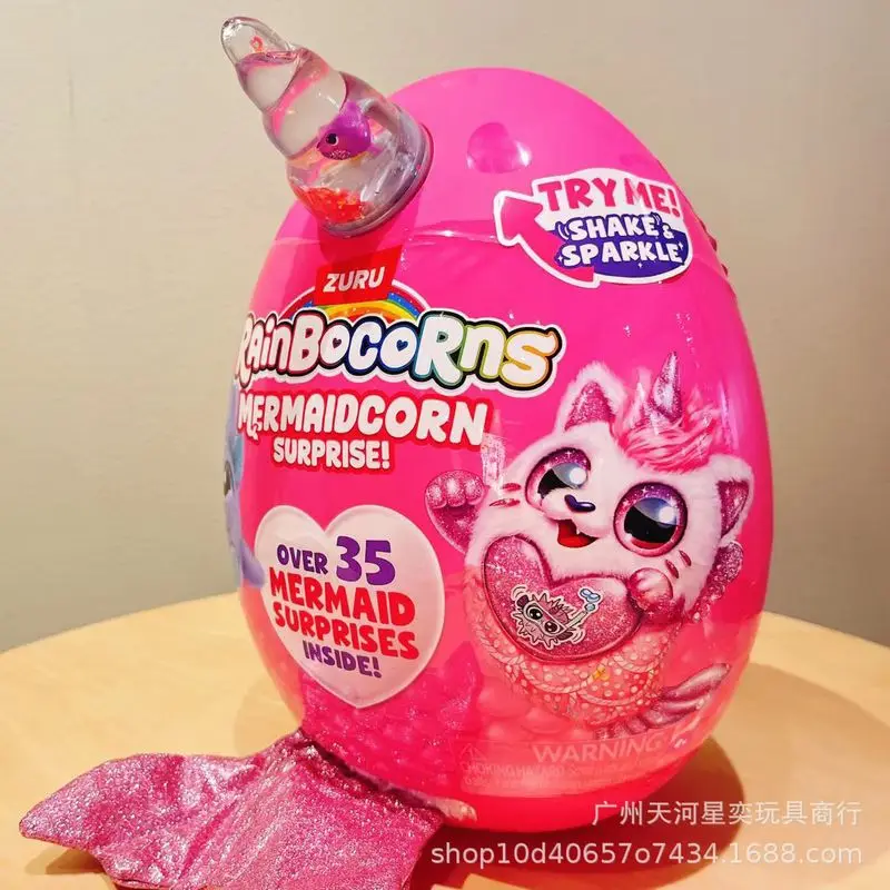 

Zuru Rainbocorns Mermaidcorn Surprise Egg With Over 35 Mermaid Surprises Collectible Plush Toy Gift For Girls