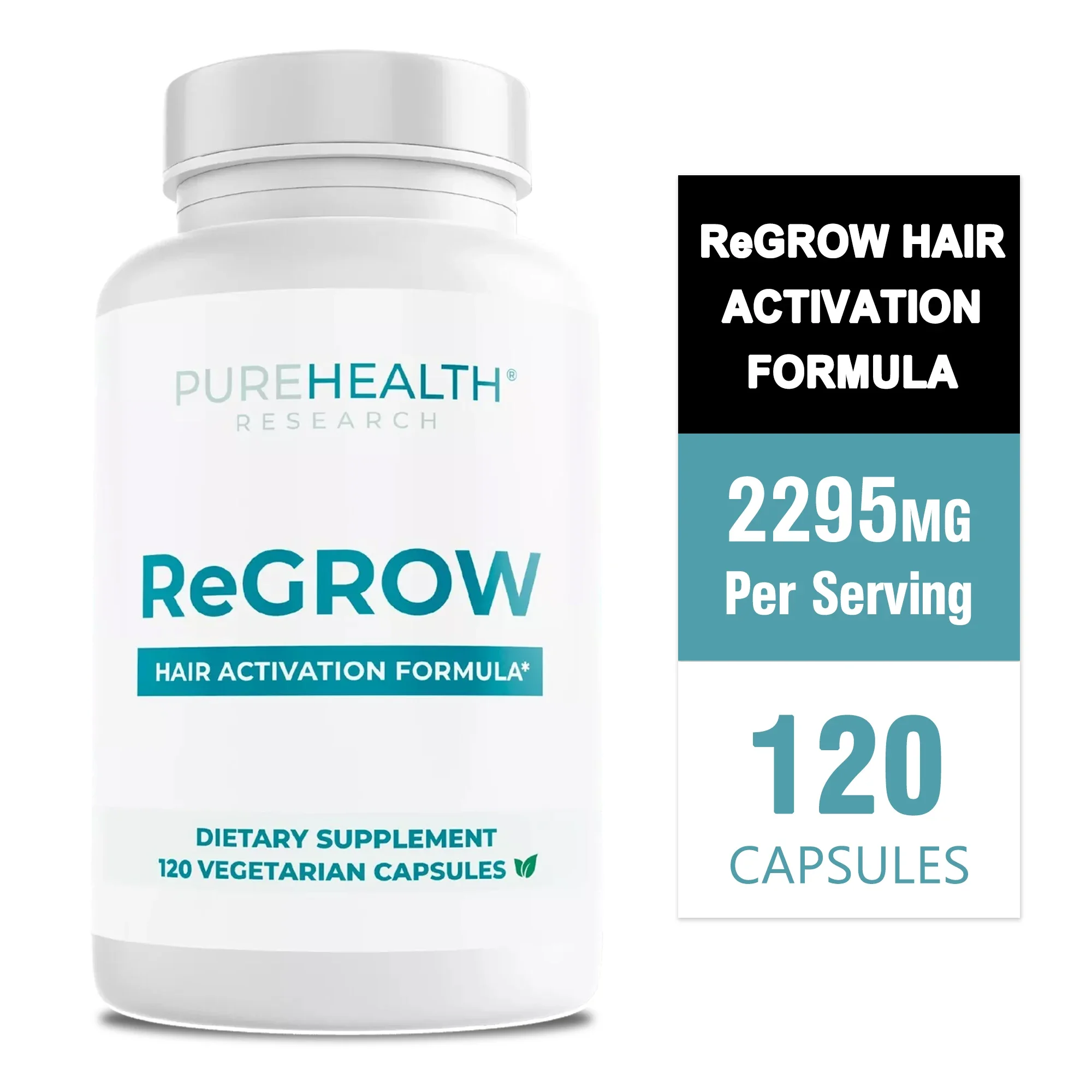 

ReGrow — витамины для роста волос, уменьшают плотность волос, помогают восстановить волосы и предотвратить симптомы выпадения волос, без глютена