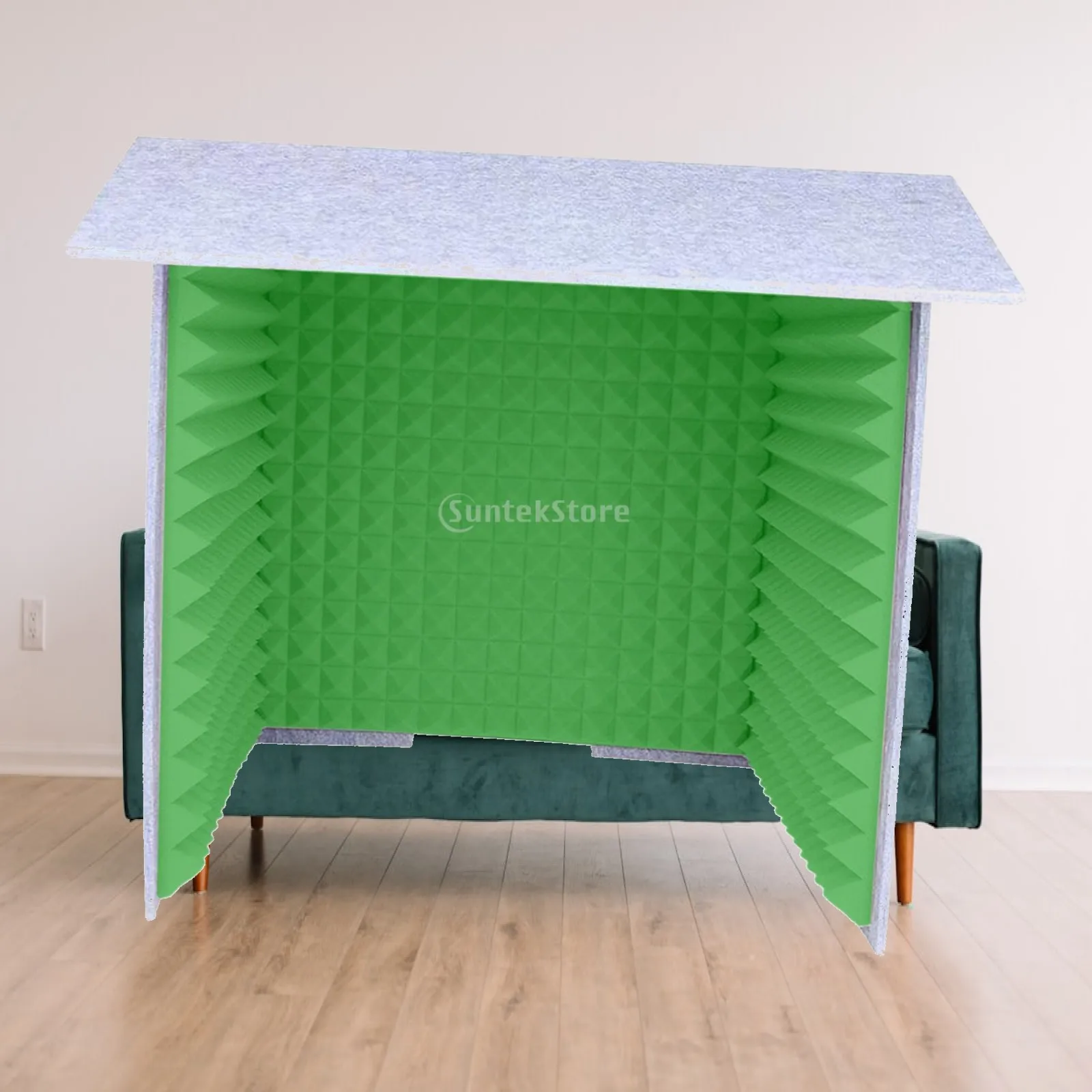 Desktop Soundproof Booth Felt Polyurethane Self Made Booth Cover Audio Recording Booth for Home Studio Use