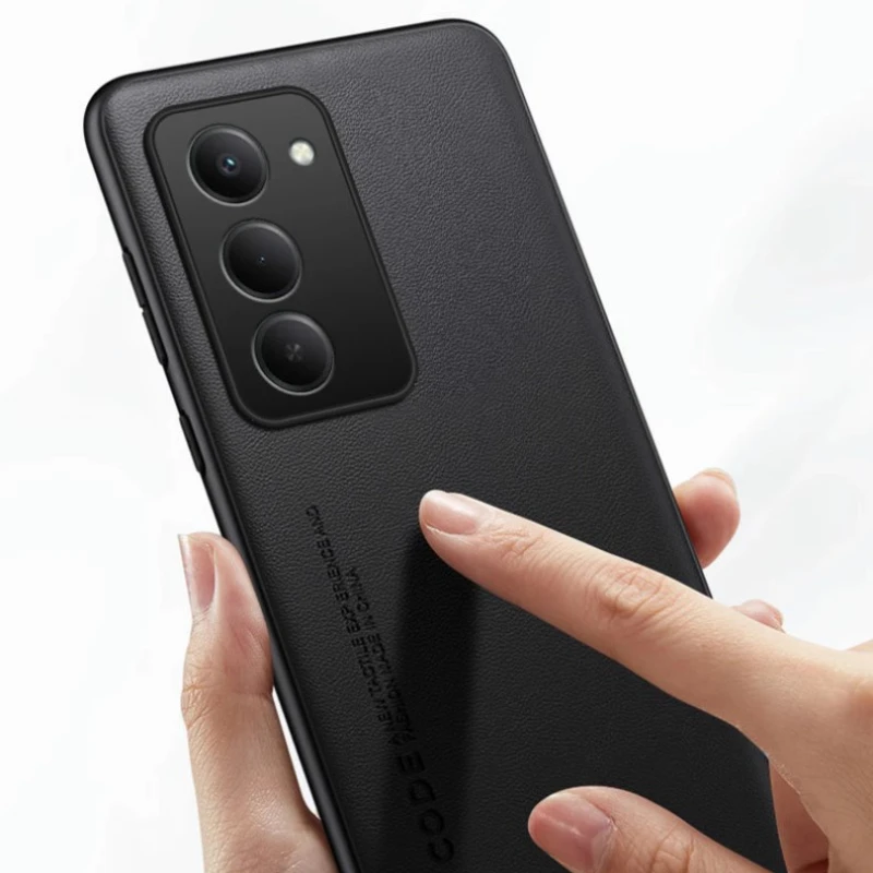 حافظة لهاتف Redmi 15 4G حافظة جلدية PU عادية لهاتف Xiaomi Redmi15 5G من السيليكون غير اللامع إطار ناعم غطاء حماية مقاوم للصدمات