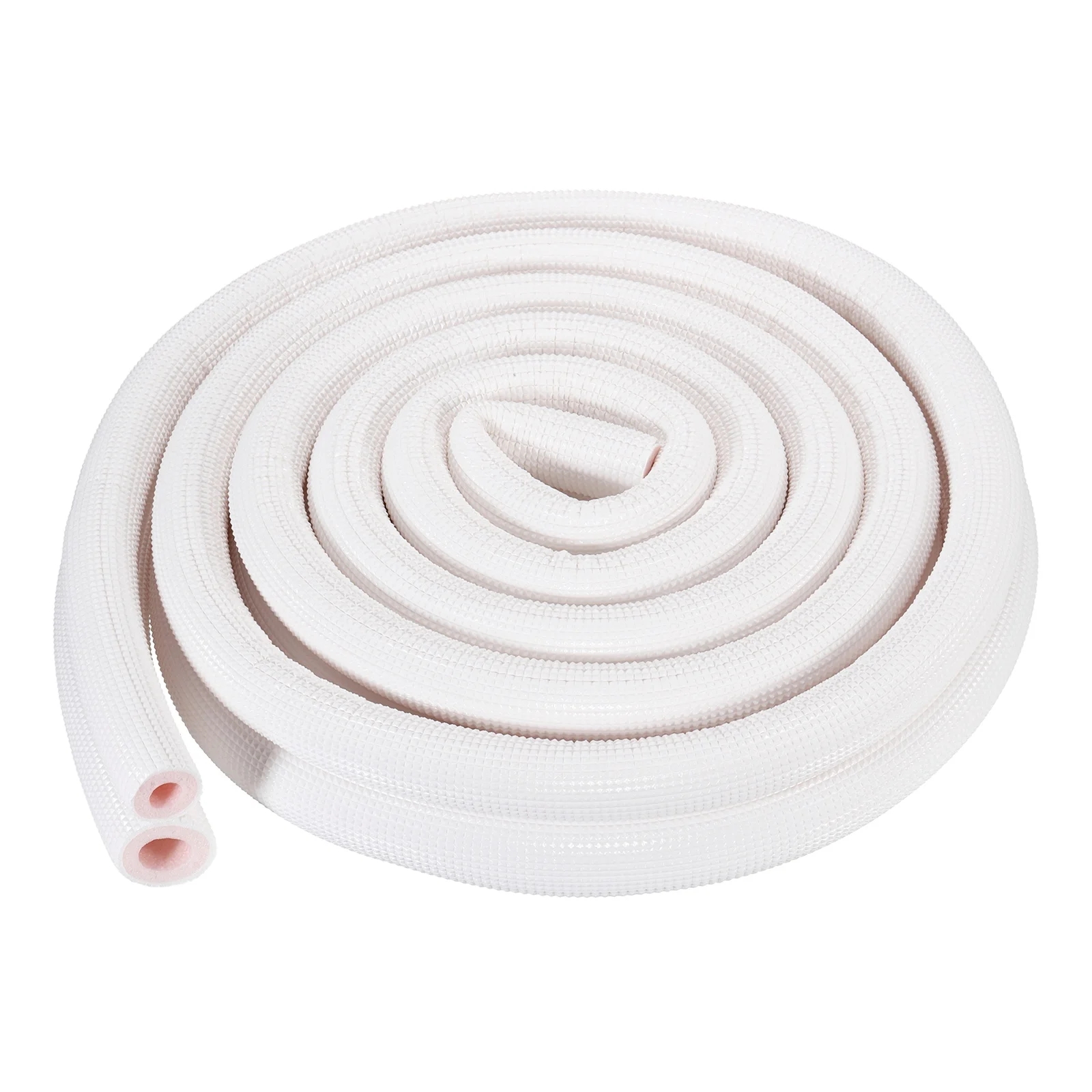 1Pcs 4/6/10ft HVAC Copper Pipe Insulation Foam Tube Mini Split Line Insulation Set Heat Preservation Water Pipe Insulated Tubing