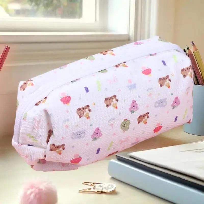 

Пенал Capibala большого размера, 1 шт., ручной пенал, идеальная косметичка для офиса, школы, мальчика-подростка