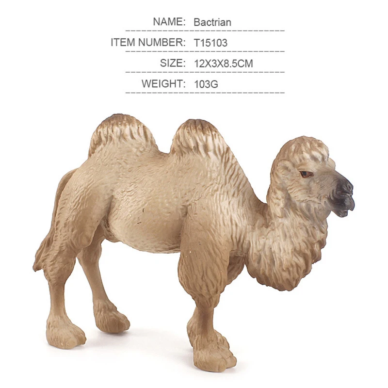 New Simulation Wild Animal Model Desert Camel PVC Action Figures Children\'s Cognition Education Kids Toy Gift