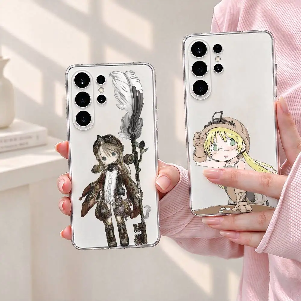 Anime m-Made in a-Abyss gift Phone Case Transparent Silicone Soft For Samsung S25,S24,S21,S22,S23,S30,Ultra,S20,Plus,Fe