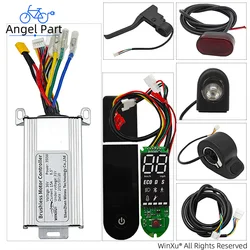 36V 350W Electric Scooter Brushless Motor Universal Controller LED Dashboard Display Accelerator Set for Xiaomi M365 Repair