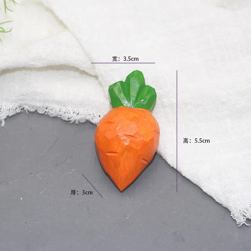 

Wooden Bunny Ornament Cartoon Cute Forest Animal Wood Carving Pendant Decoration Gift for Home Party