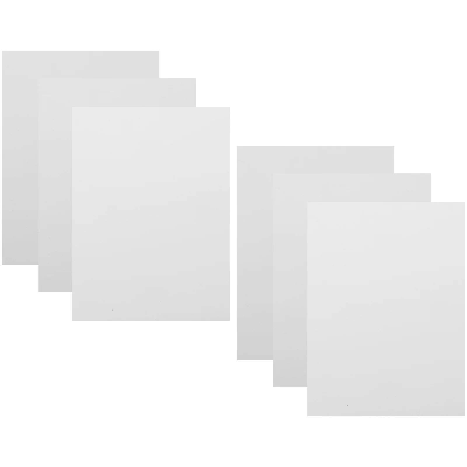 Sublimação Folha De Alumínio Em Branco, Photo Sign Metal, Material Do Notebook, Alloy Frame para Poster, 6 Pcs