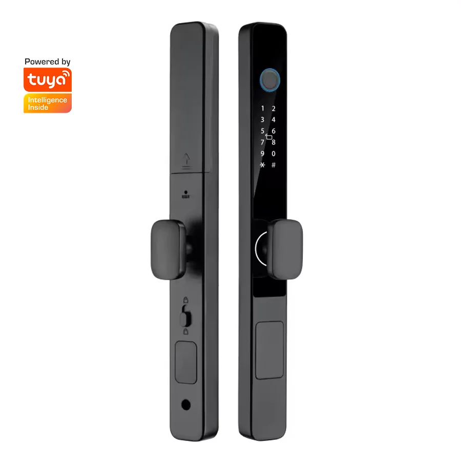 

Glomarket Smart Tuya Waterproof Door Lock Sliding Door Fingerprint Password Remote Control Handle Electronic Intelligent Lock
