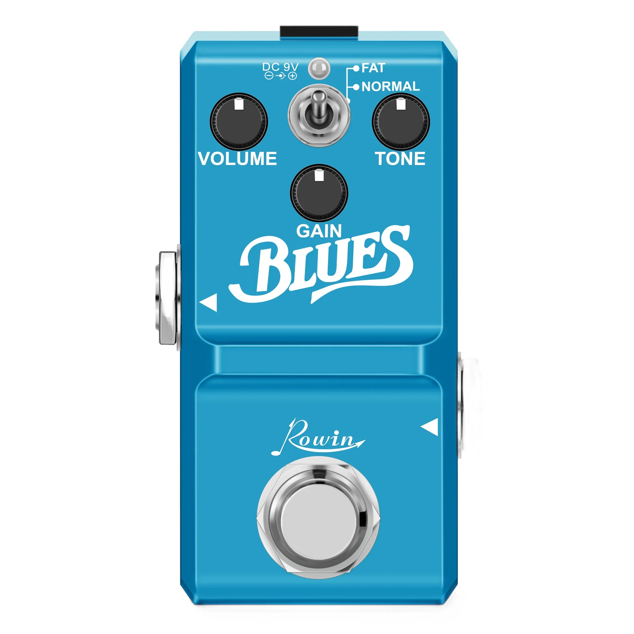 Rowin Vintage Blues Pedal Wide Range Frequency Response Blues Style Overdrive Effect Pedal For Guitar Bass accessories