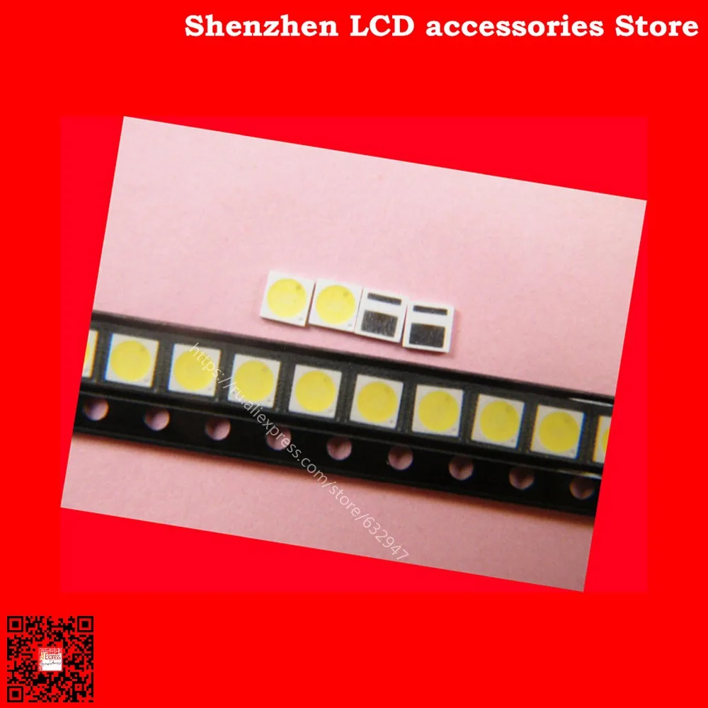 200 جزء/الوحدة لصيانة Konka هيسنس تشانغهونغ LED LCD إضاءة خلفية للتلفاز أضواء مع AOT 3030 مصلحة الارصاد الجوية حبيبات مصباح مستديرة متفاوتة الأحجام 3 فولت