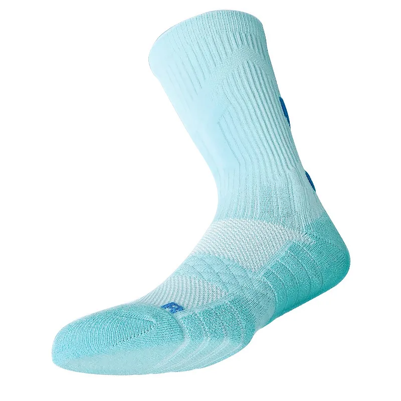 

Sock Leisure Athletic Sports Crew Dress Practical Basketball Towel Soles Men Women Breathable Cycling Long Football Run B2W33