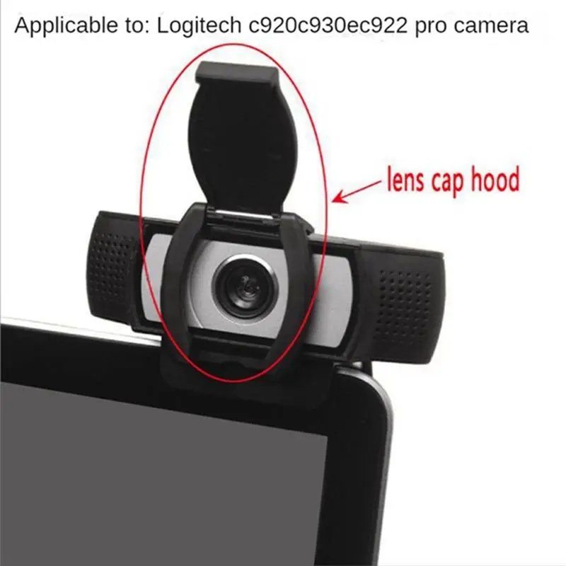T35C For HD Webcam C920 C922 C930E Privacy Shutter Lens Cap Hood Protective Cover Protects Lens Cover Accessories,A