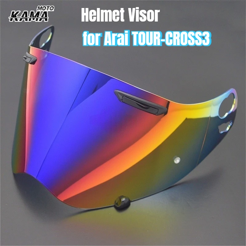 دراجة نارية خوذة عدسة ل Arai TOUR-CROSS3 خوذة قناع الزجاج الأمامي درع نظارات قناع خوذة اكسسوارات Viseira Capcete