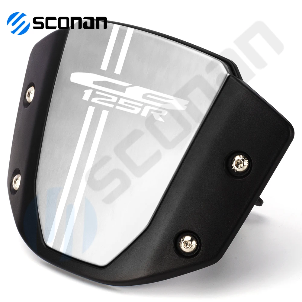 

Motorcycle Accessories Windshield WindScreen Front Screen Wind Deflector For Honda CB125R CB 125R 2018 2019 2020 2021 2022