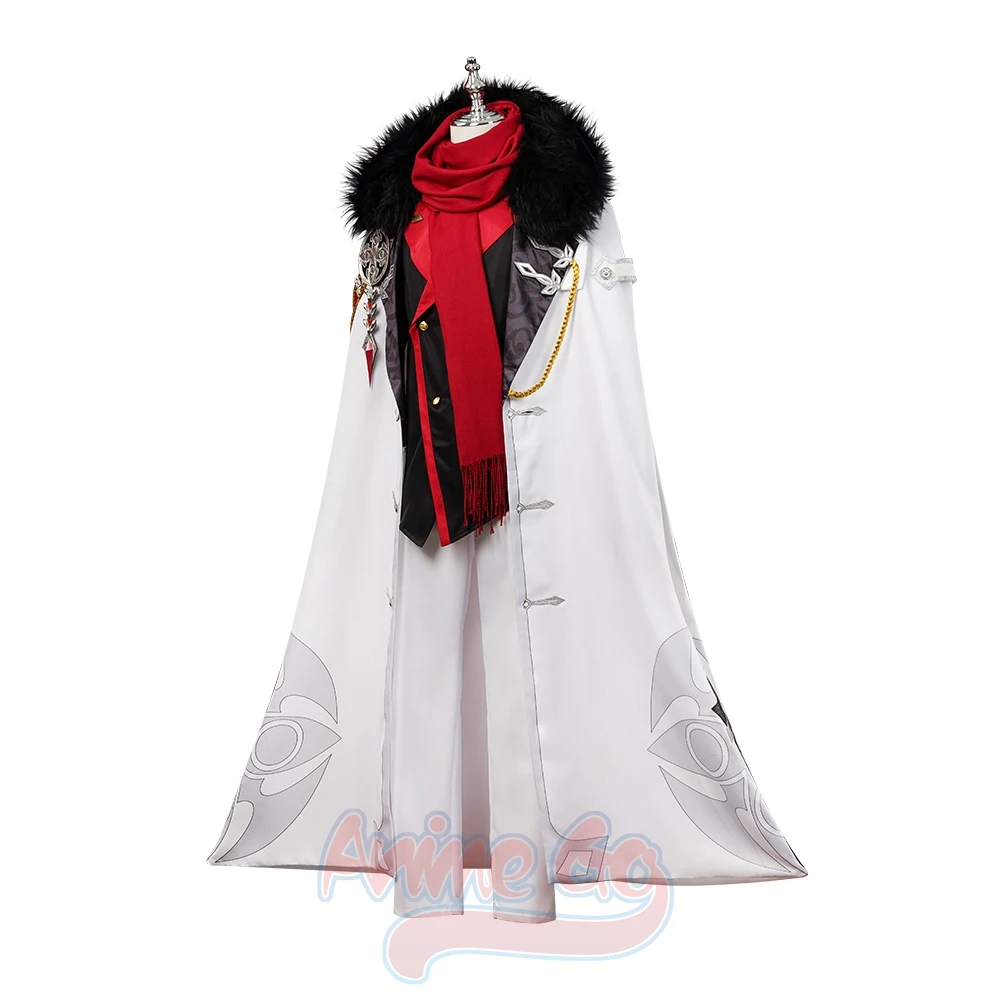 Genshin Impact Tartaglia Cosplay Costume Cloak Full Set Fatui Childe Game Uniform C07090-A