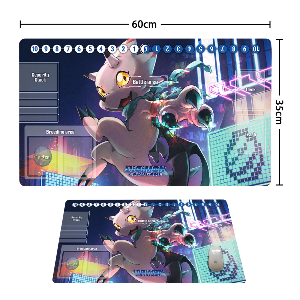 digimon animated series trading cards Playmat - Mousepad - Unchain main image 1