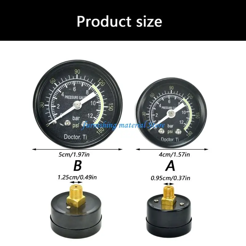 y5gd ملحق ضاغط الهواء الصناعي لقياس الضغط الدقيق التصميم المقاوم للتآكل
