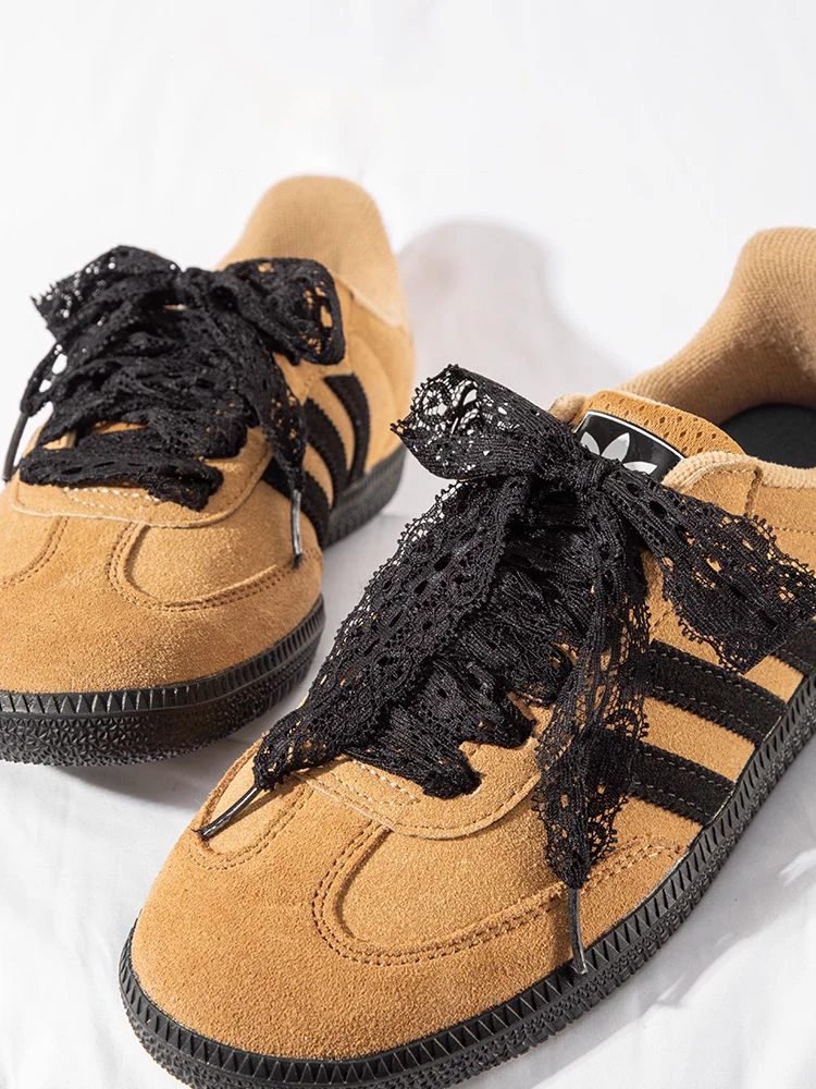 1 Pair New Girls Flat 3CM Width Casual Rope Shoe Laces Colorful Silk Lace Shoelaces for White Black Shoe Accessories