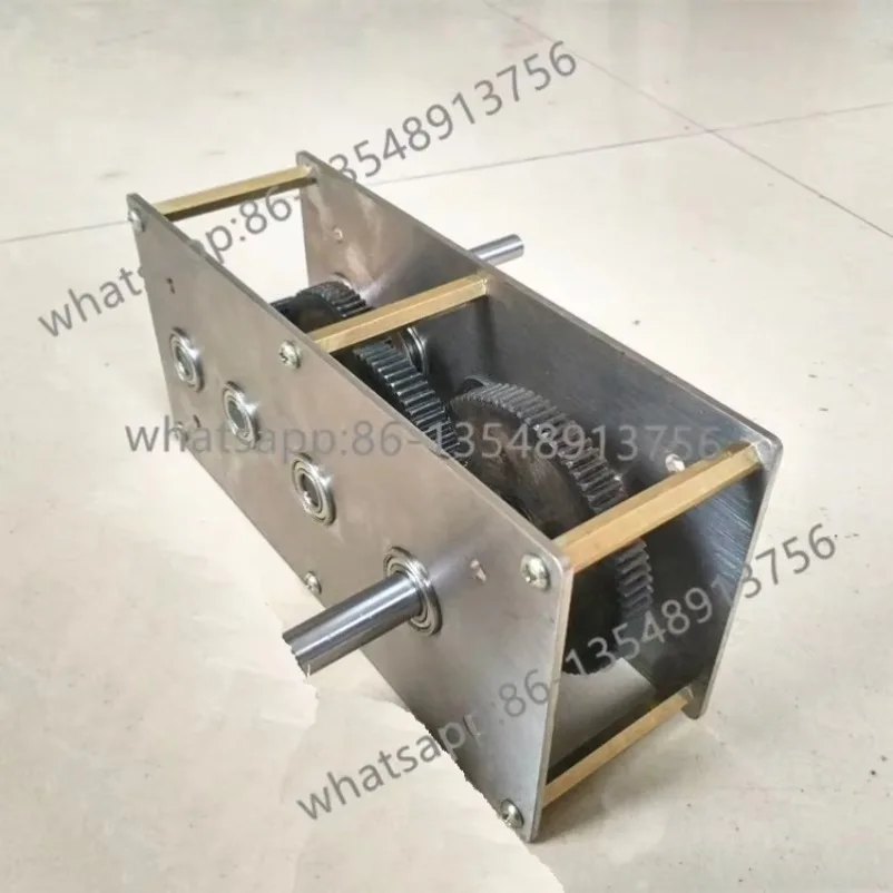 Hand Crank Generator Speed Increase Gear Box Wind Water Power Transmission DIY Gear Set Gearbox Customizable Reducer Box
