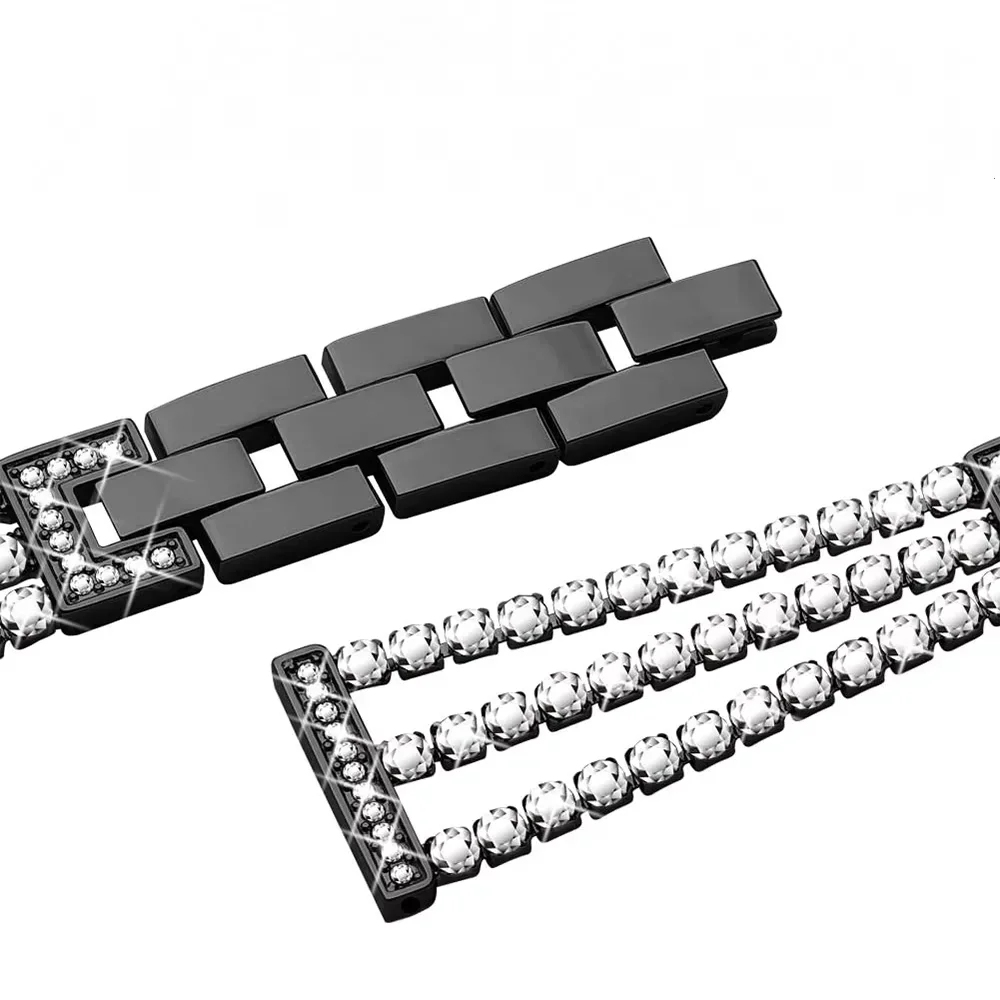 22mm Women Diamond Bracelet Band For Amazfit Bip 6/5 Unity/Pace/Cheetah Pro Strap For Amazfit Stratos/GTR 4 3 2 47mm Wrist Belt