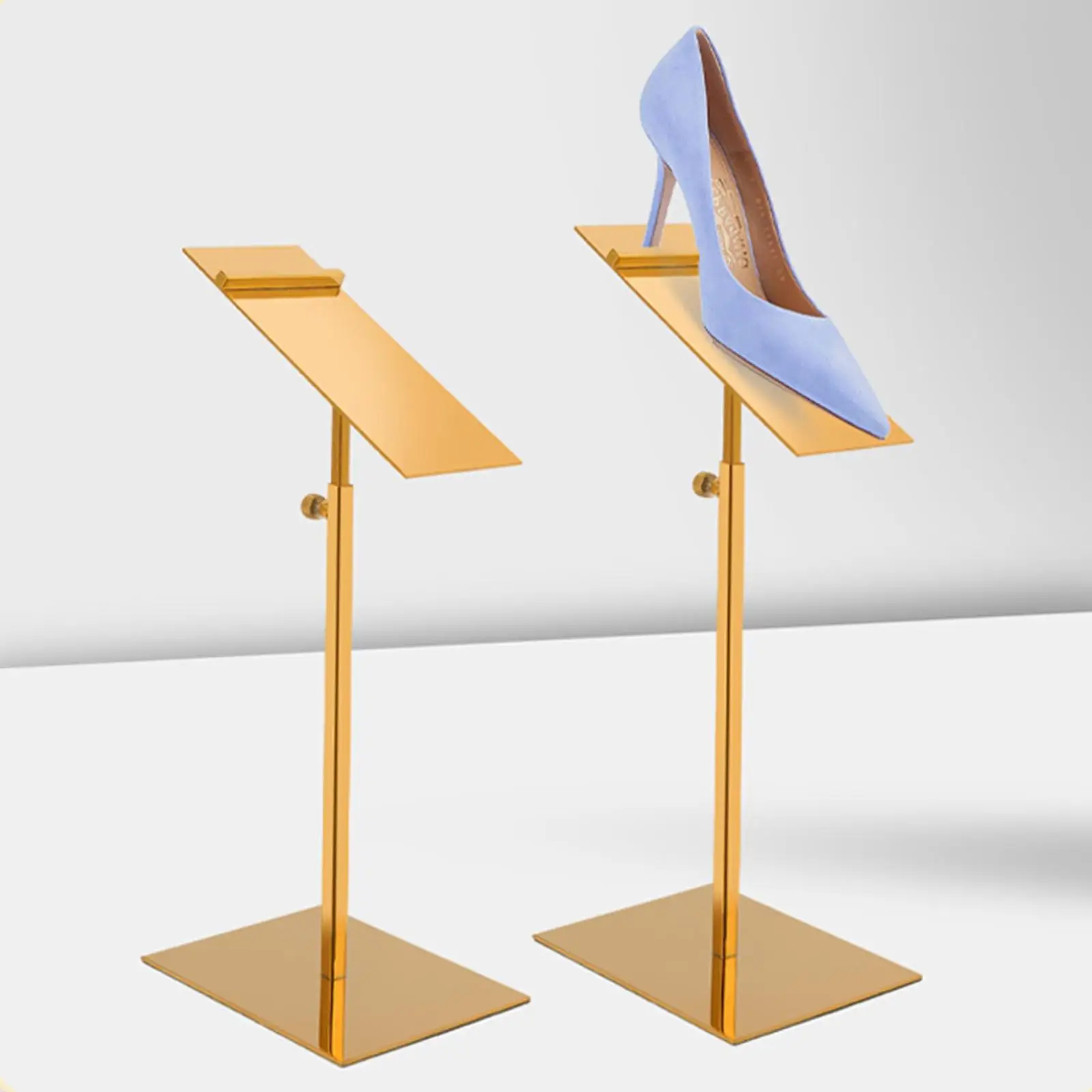 Shoe Display Stand, Shoe Riser, Adjustable, Prop Rack, Holder for Store Decoration Sandals Sports Shoes Men Leather Shoe