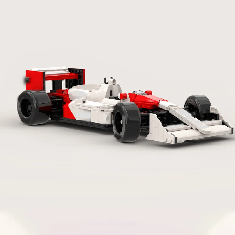 

669 шт. MOC McLarenes MP4/4 значки строительные блоки Рождественский подарок лучшие идеи подарков на день рождения DIY для взрослых коллекционеров STEM