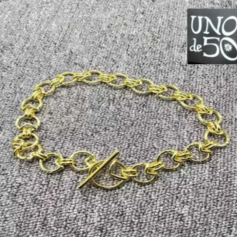 

2024 Selling Exquisite High Quality UNO DE 50 Fashion Classic 925 Necklace Jewelry Romantic Holiday Gift