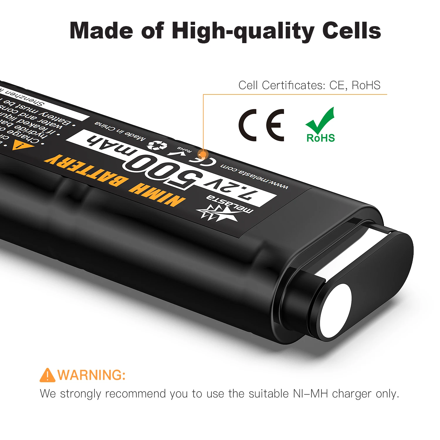 Ni-mh аккумулятор 2/3N 6S 7,2 в 500 мАч для CYMA Airsoft AEP CM030 CM121 CM122 CM123 CM125 CM126 CM127 Marui 18C P8 AEG M81 M84,& TM