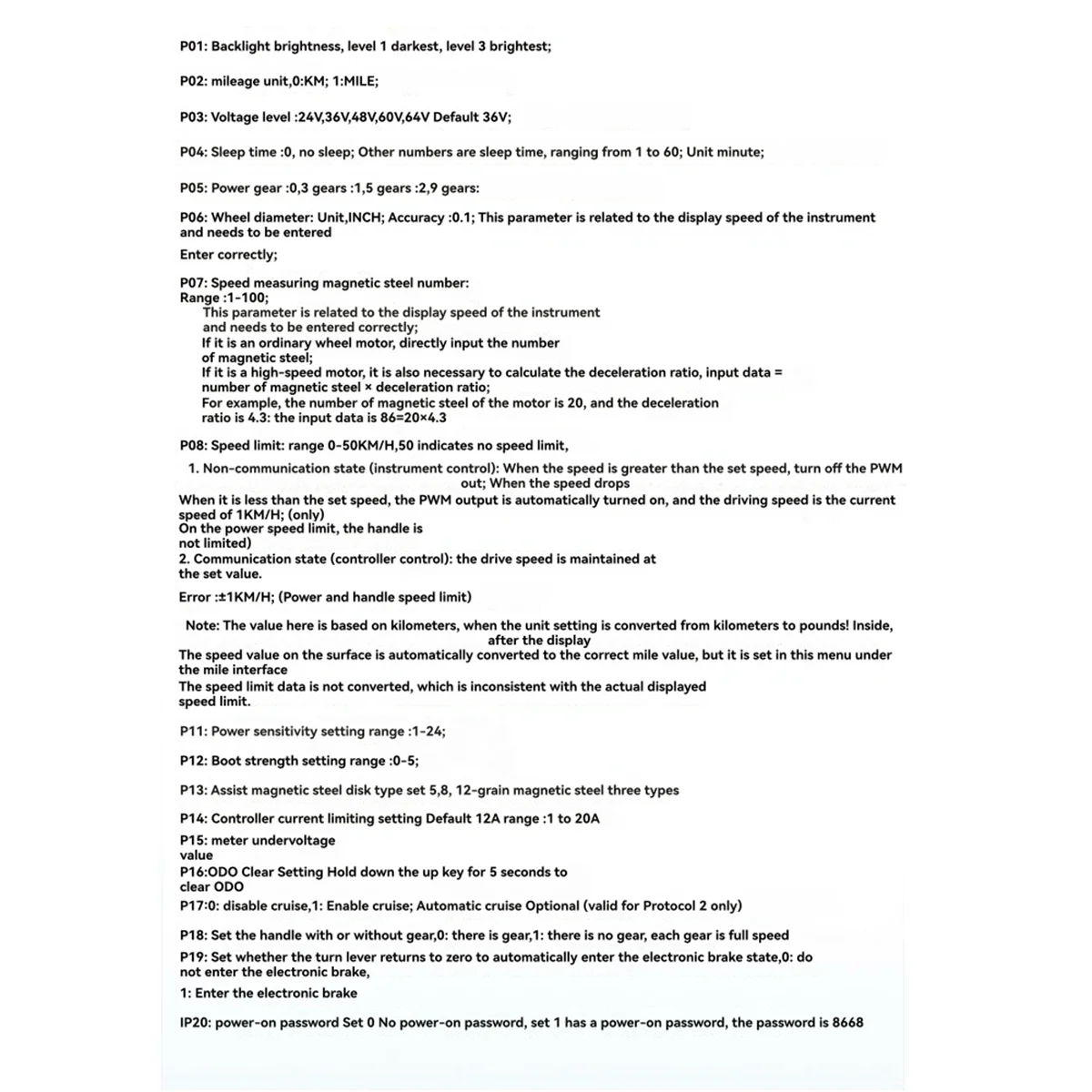 

【24 Hours-Sale!】GZ3 24V/36V/48V/52V/60V LCD Display Panel Thumb Throttle Electric Bicycle Scooter for Electric Bike SM Connector