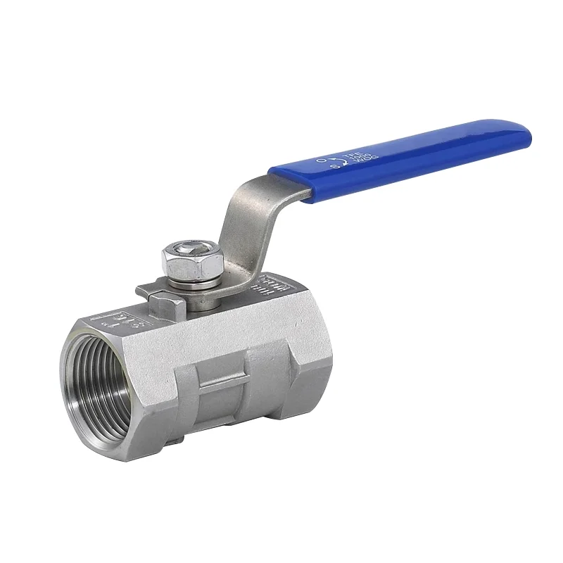 S304 SS316L Stainless Steel One Piece Ball Valve, Threaded Tap Water Pipe Valve Switch 1/4 \