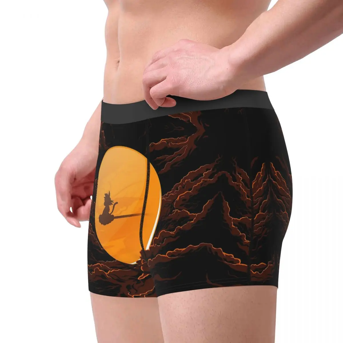 Men's NImbus Ball Z Boxer Shorts Panties Soft Underwear Dragon Ball Z Goku Vegeta DBZ Male Humor Plus Size Underpants