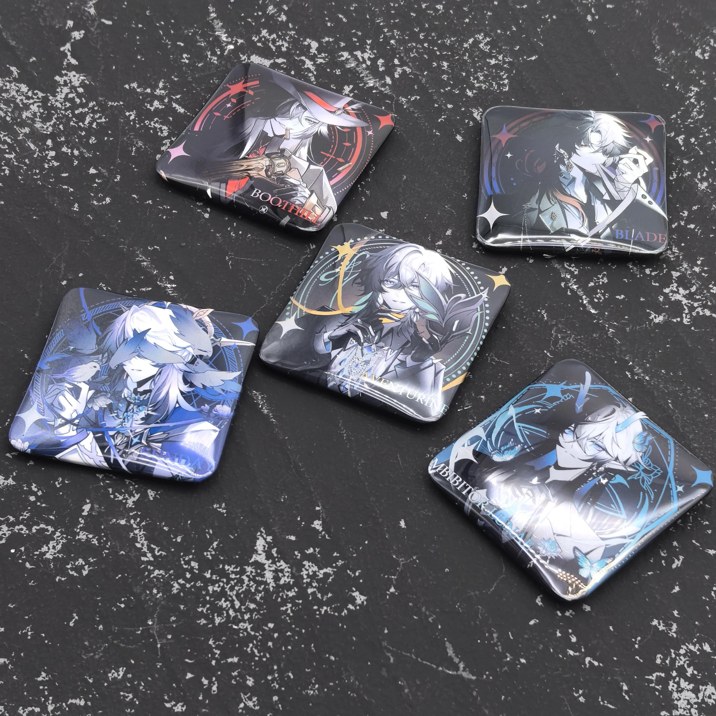 1PC Anime Games Honkai: Star Rail Sunday Aventurine Boothill Lapel Pins Accessories Anime Pins Badges Backpack Fashion Jewelry