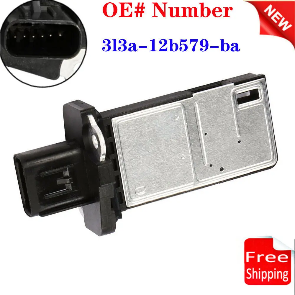 

Car MAF Sensor Mass Air Flow Sensor 1.6 2.3 For Ford Focus Fiesta Mondeo Maverick Lincoln OEM3L3A12B579BA Car Accessories