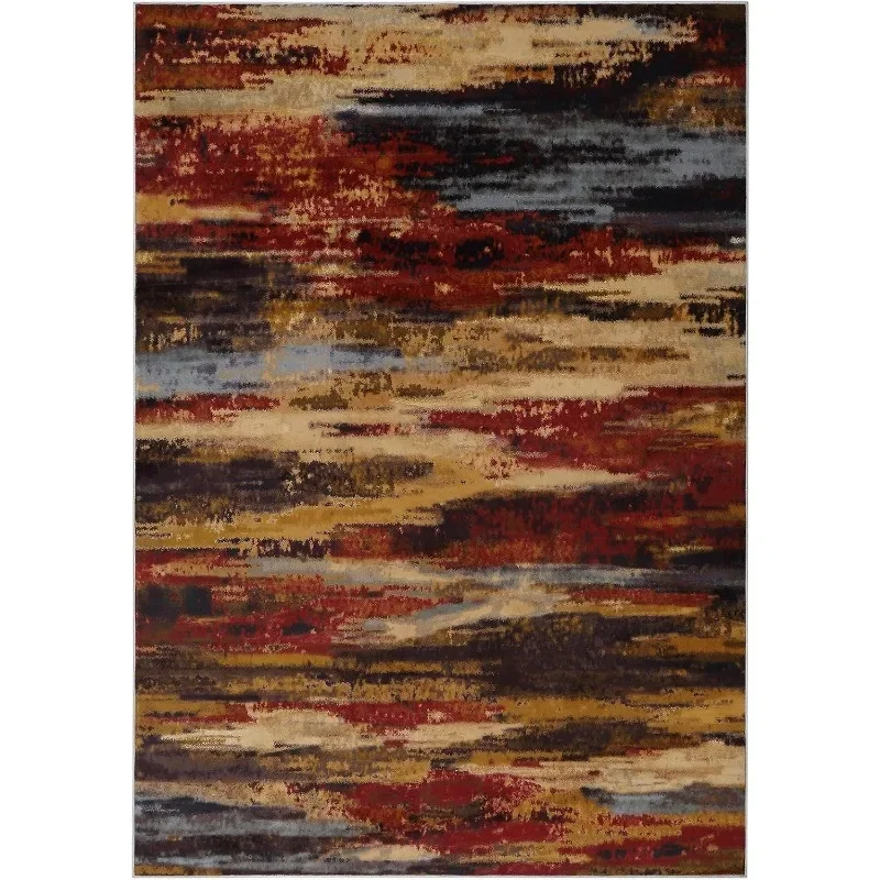 Living Room Rug Boho Chic Colorful Rug Modern Abstract Indoor Rug Indoor Contemporary Rugs Throw