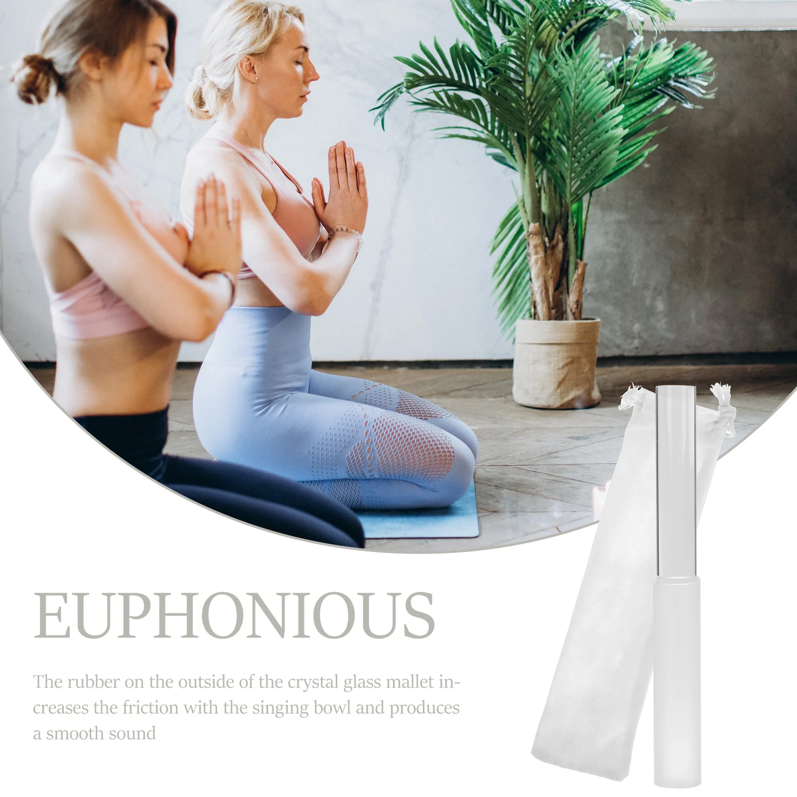 

Nepalese Buddha Stick Acrylic Singing Bowl Mallet Compact Design Perfect Workmanship Ideal Yoga Meditation Singing Bowl Mallet