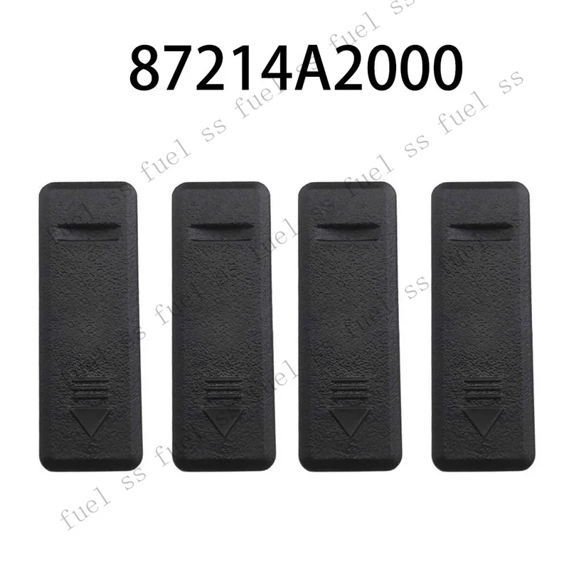 S+ For KIA Soul 2019-2025 and For Ceed 2012-2018 Roof Molding Cover 4pcs ABS Black