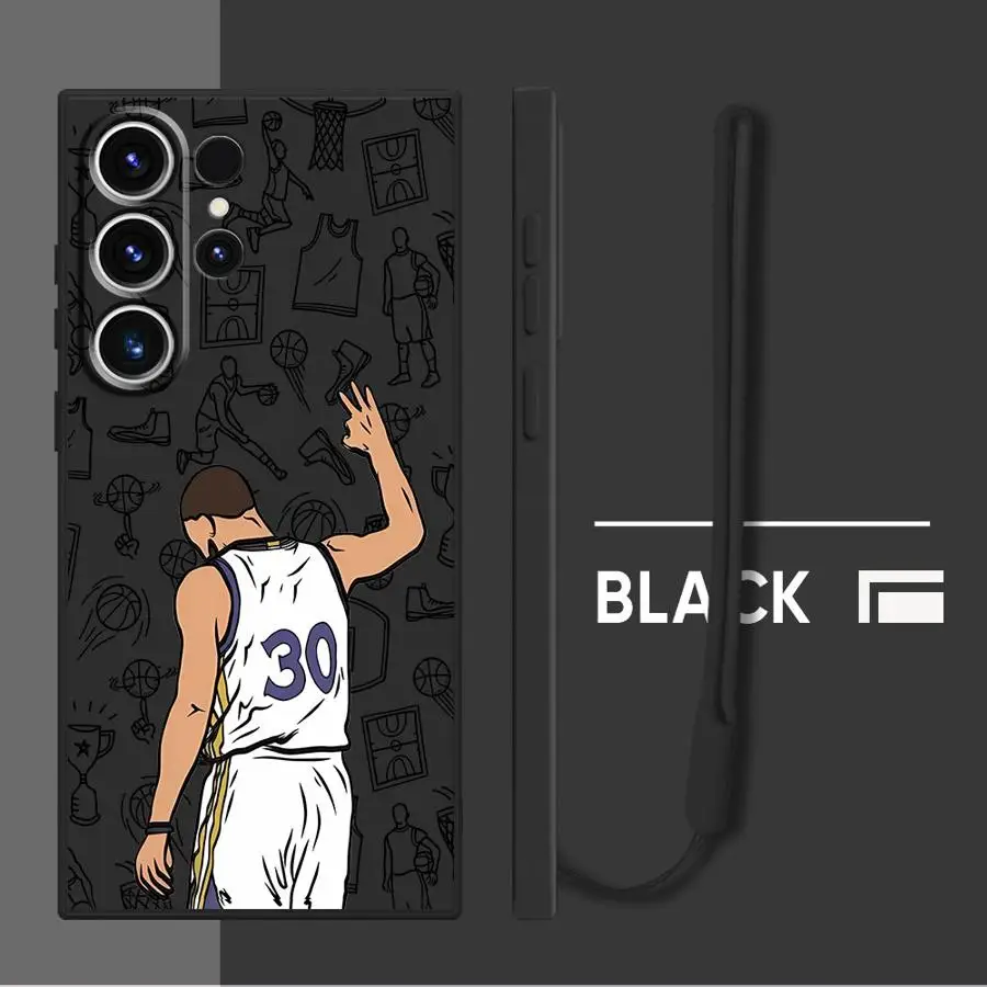 حافظة لهاتف سامسونج جالاكسي S21 Plus S25 Edge Note 20 10 Ultra S23 S22 Ultra S20 S24 FE كرة السلة الرماية الرياضية