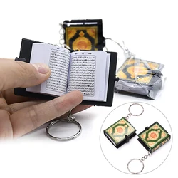 Mini Ark Quran Book The Koran Keychain Muslim Jewelry Deco Gift Key Pendant