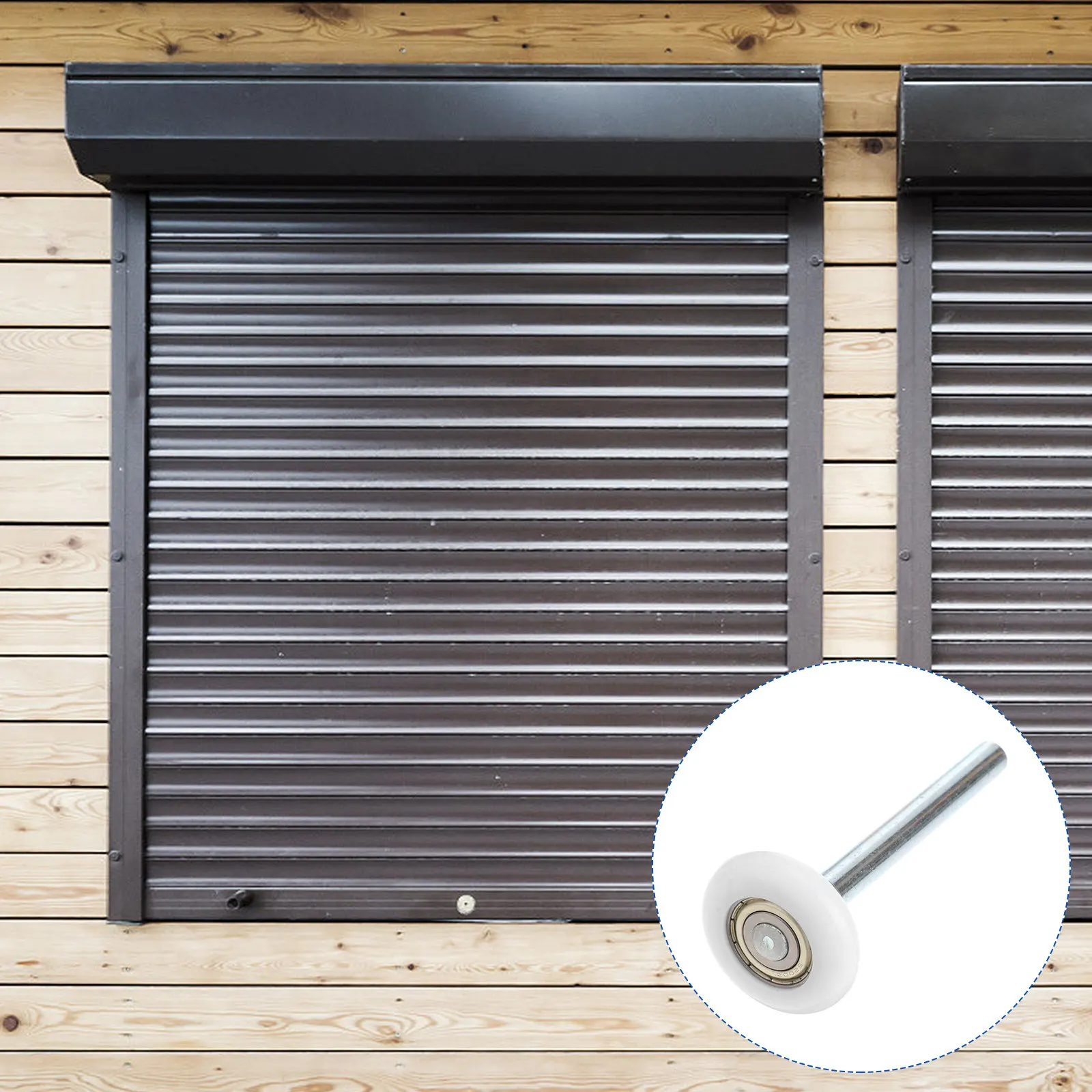 

Сменные нейлоновые ролики для гаражных ворот с шарикоподшипниками для плавного движения двери, с креплением на штоке