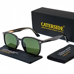 Caterside 남성용 레트로 다각형 선글라스, 펑크 패션 브랜드, 우수한 품질, 여성 선글라스, 여행 스포츠 파티, UV400