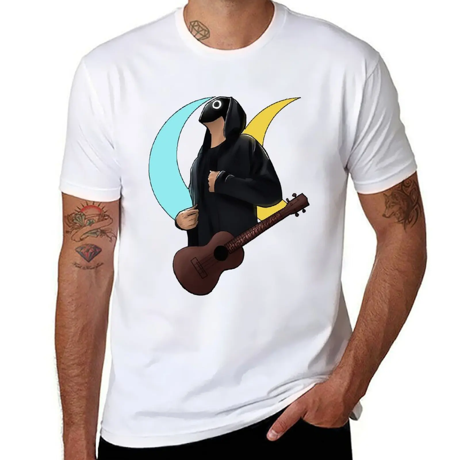 

two moon T-Shirt t shirts for man pack white man t shirts high quality luxury brand T-Shirt