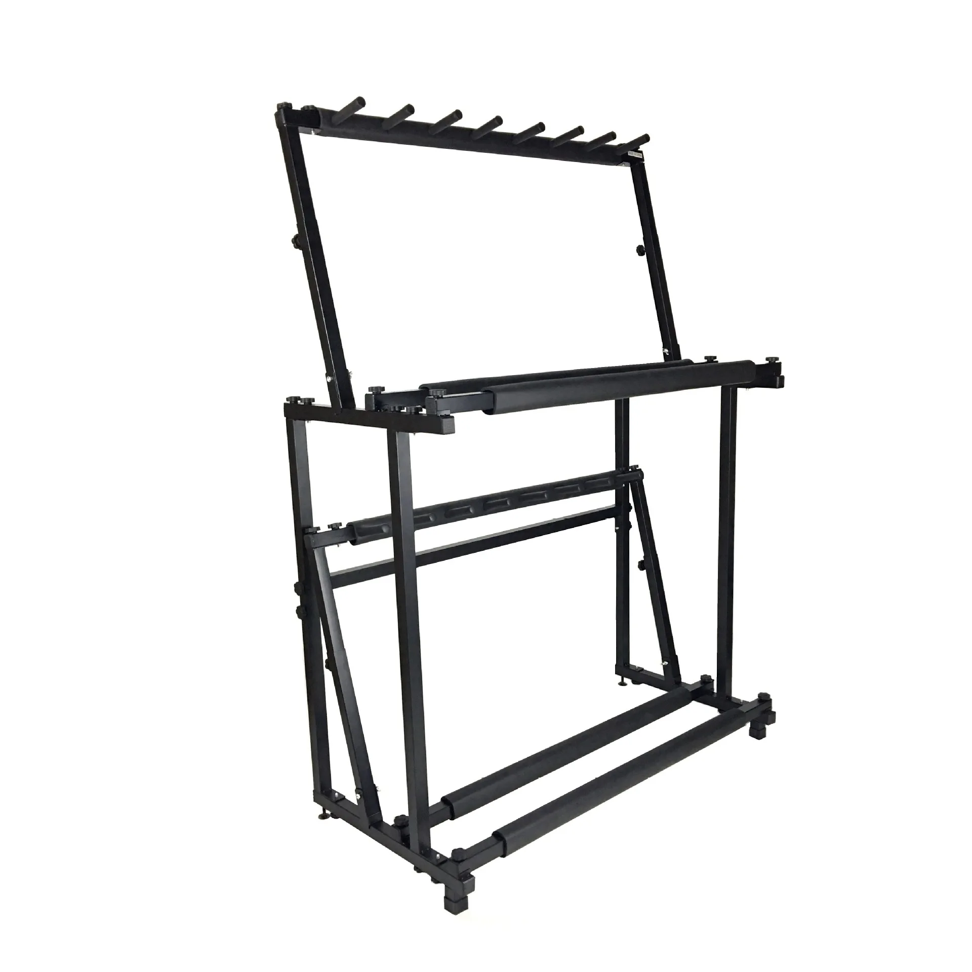 Rack de exibição de raquete de tênis infantil de badminton de camada dupla de 14 posições