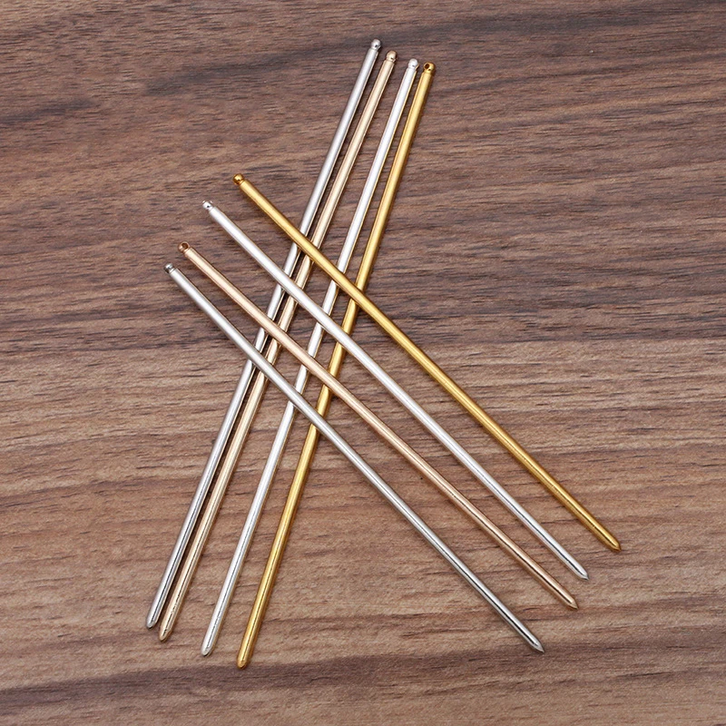 

10pcs 125/150mm Iron Metal Hair Stick Hair Pins Base Setting DIY Jewelry Making Accessories Parts Handmade Components