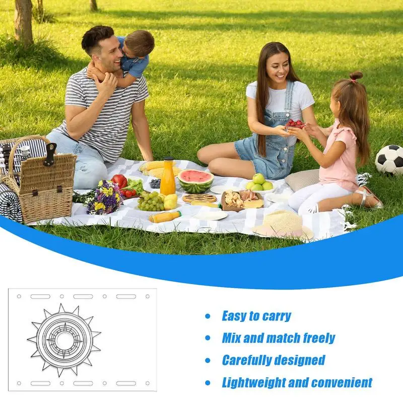 Camping Table Board Camping Top Table IGT Unit Plate Acrylic Field Rack Grill Table Top Plate For Outdoor Barbecue Picnic