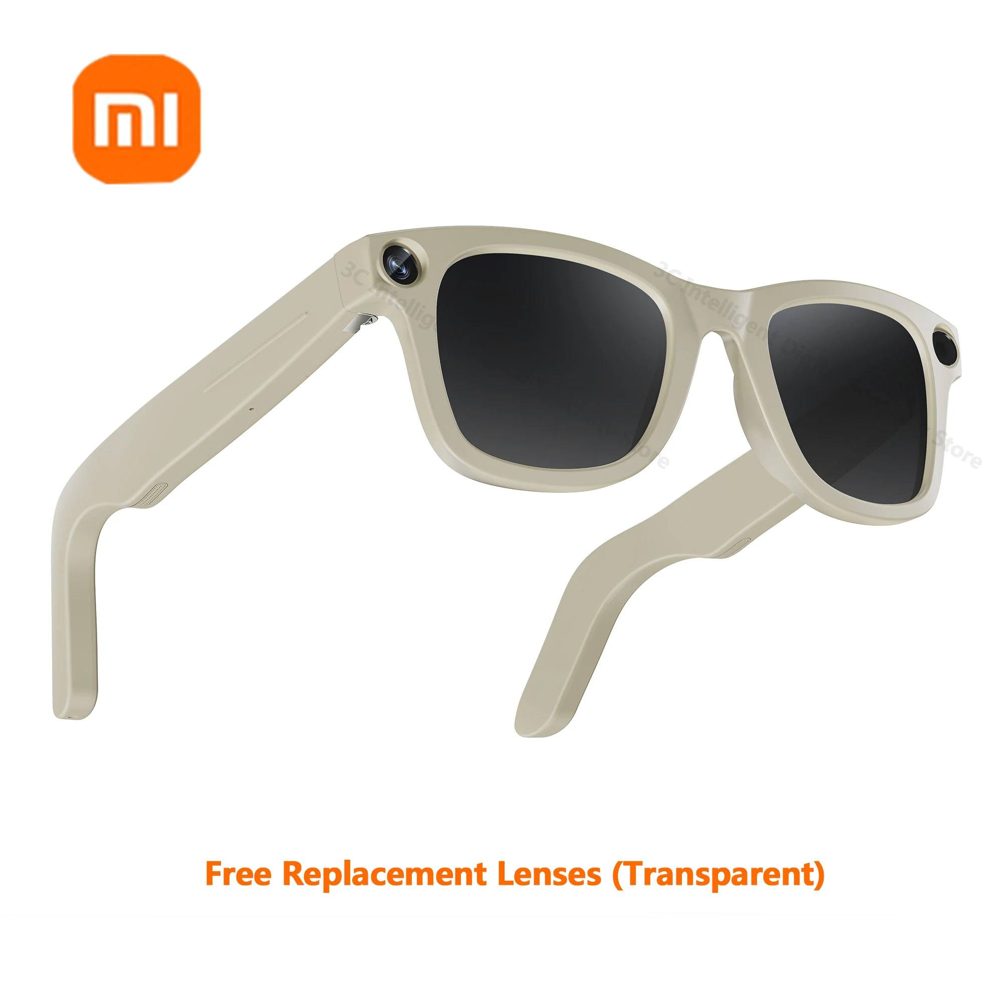Xiaomi 800W Pixel Intelligent Glasses G300 AI HD Shooting Video Recording Voice Call Translation Glasses Photochromic Lens