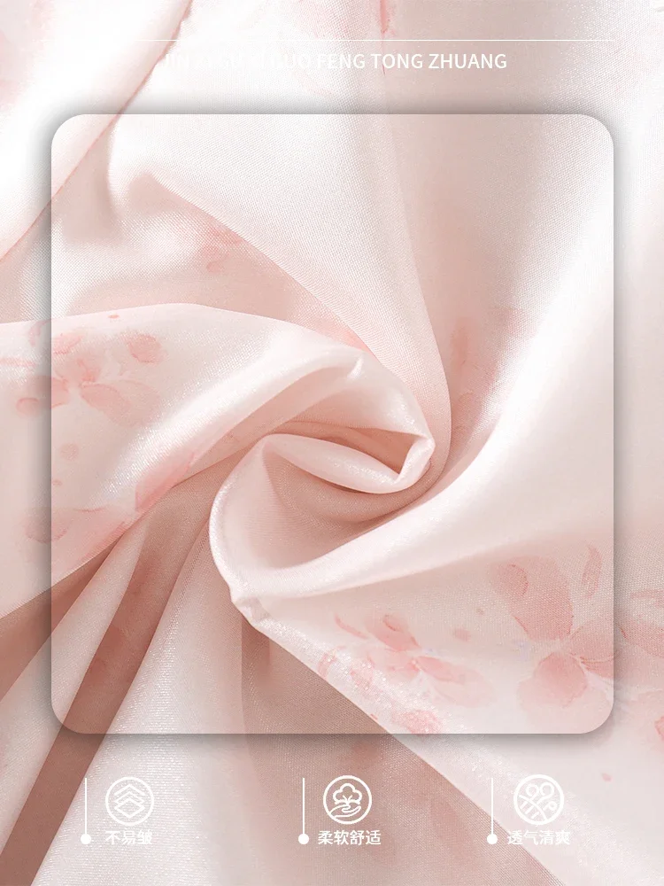 Hanfu طفل فتاة نمط صيني بدلة ، نمط تانغ ، العتيقة ، جديد ، الخريف ،