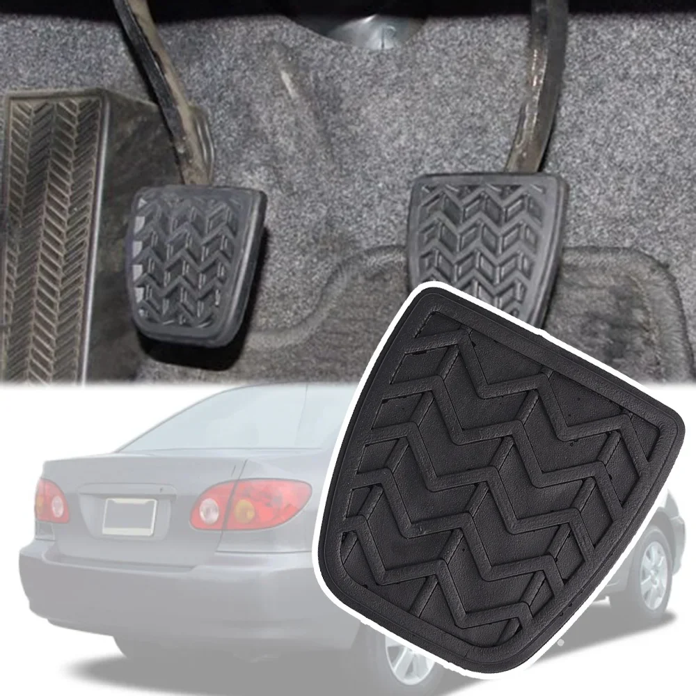 For Toyota Corolla E130 E120 2003 2004 2005 2006 2007 2008 Car Rubber Brake Clutch Foot Pedal Pad Covers Accessories