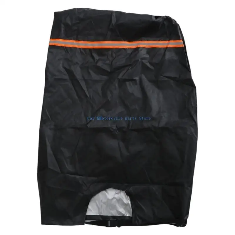 

Y9UC Protective Rain Cover with Visibility Features Commuters Bike Child Cover Window Bike Cover for Child Bike