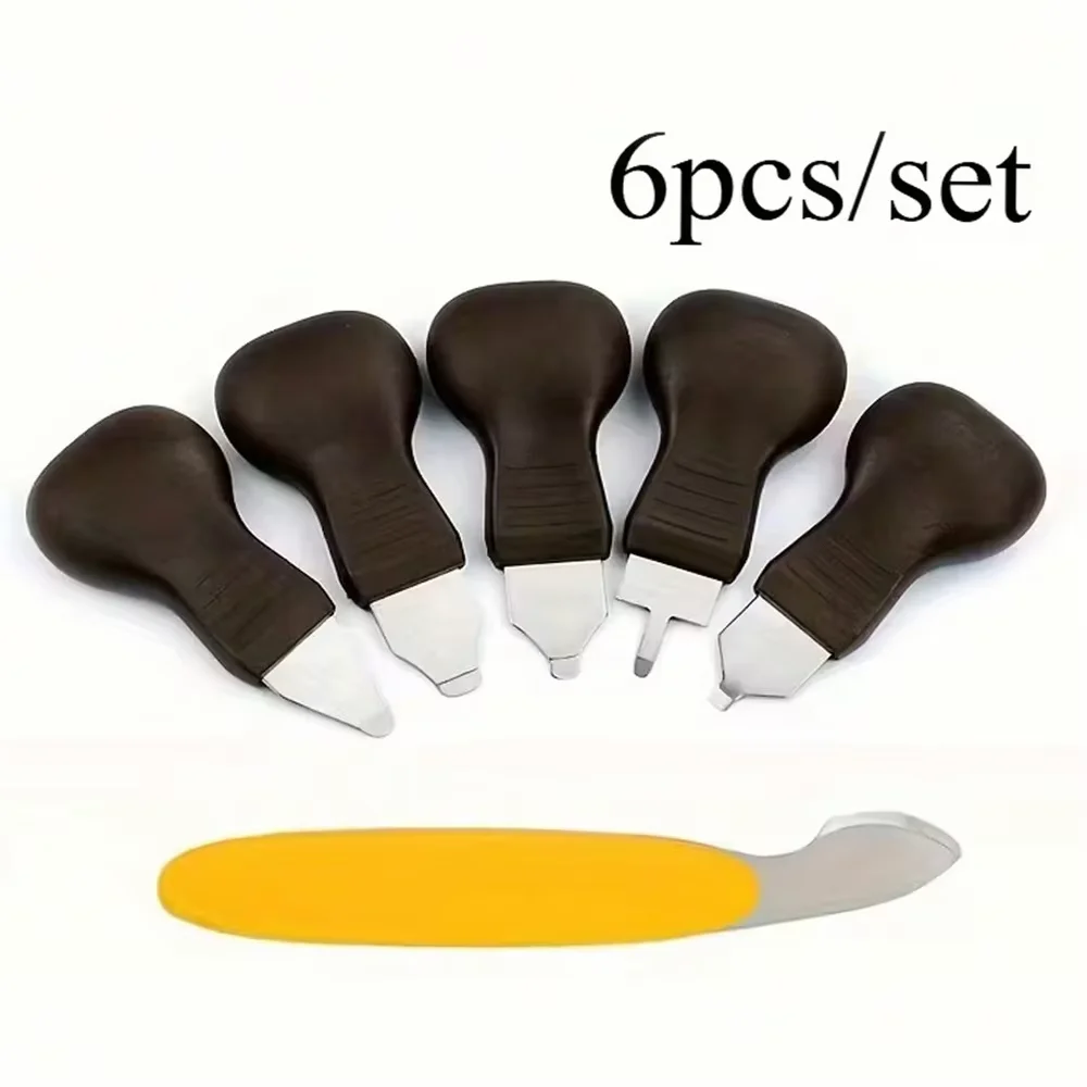 6-Piece Watch Pry Bar, Watch Repair Kit, Watch Bottom Cover Remover, Back Cover Remover, And Watch Battery Replacement Tool